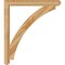 Ekena Millwork Thorton Craftsman Rough Sawn Bracket, Western Red Cedar, 4"W x 42"D x 48"H BKT04X42X48THR04RWR - alternate 2